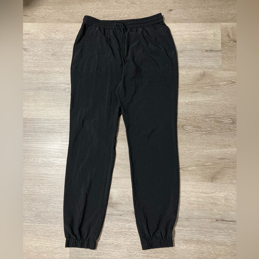 TNA Pants Womens Small Black Windbreaker Lightweight Jogger Drawstring